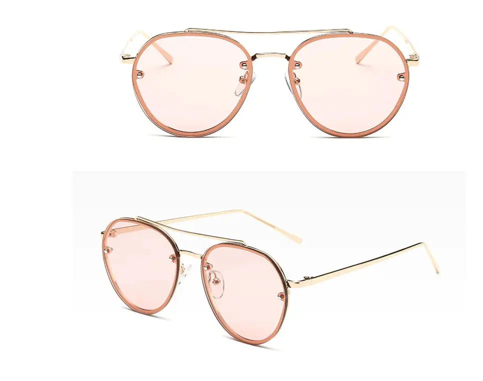 Volleria Oculus Mirror SunglassesVolleriaVolleria1775204006224818177Gold frame powderVolleria Oculus Mirror Sunglasses Volleria