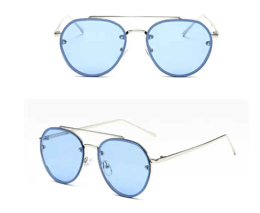 Volleria Oculus Mirror SunglassesVolleriaVolleria1775204006224818177Gold frame powderVolleria Oculus Mirror Sunglasses Volleria