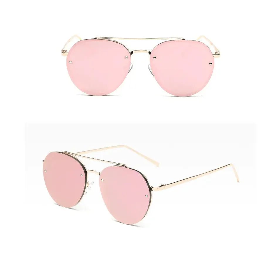 Volleria Oculus Mirror SunglassesVolleriaVolleria1775204006224818177Gold frame powderVolleria Oculus Mirror Sunglasses Volleria