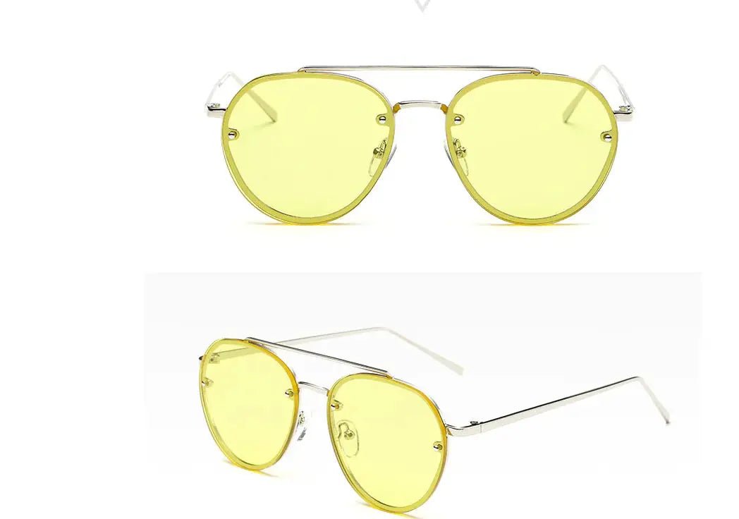 Volleria Oculus Mirror SunglassesVolleriaVolleria1775204006224818181Silver frame YellowVolleria Oculus Mirror Sunglasses Volleria