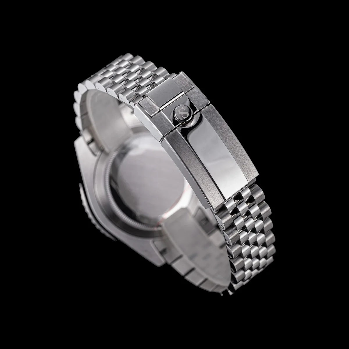 Sugess GMT Diving Watch of Men Automatic Mechanical Waterproof Wristwatches Peacock SL3032 Movement Ceramic Bezel Jubille Band Volleria