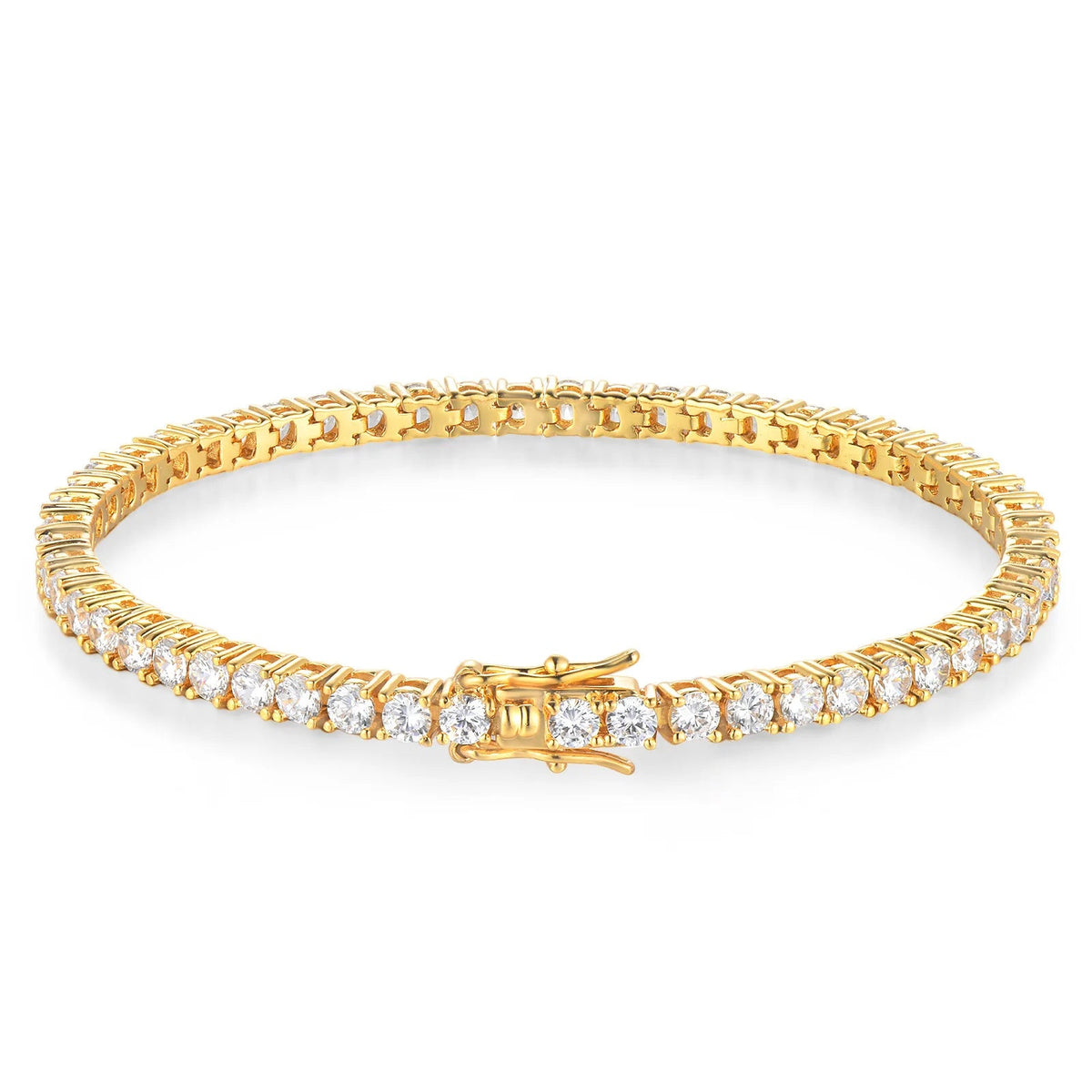 100% S925 Sterling Silver 2-6mm Real Moissanite Tennis Bracelet for Women Wedding Jewelry Christmas Exquisite Gift Volleria