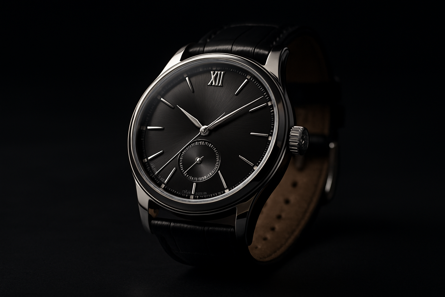 Dark background Watch luxury