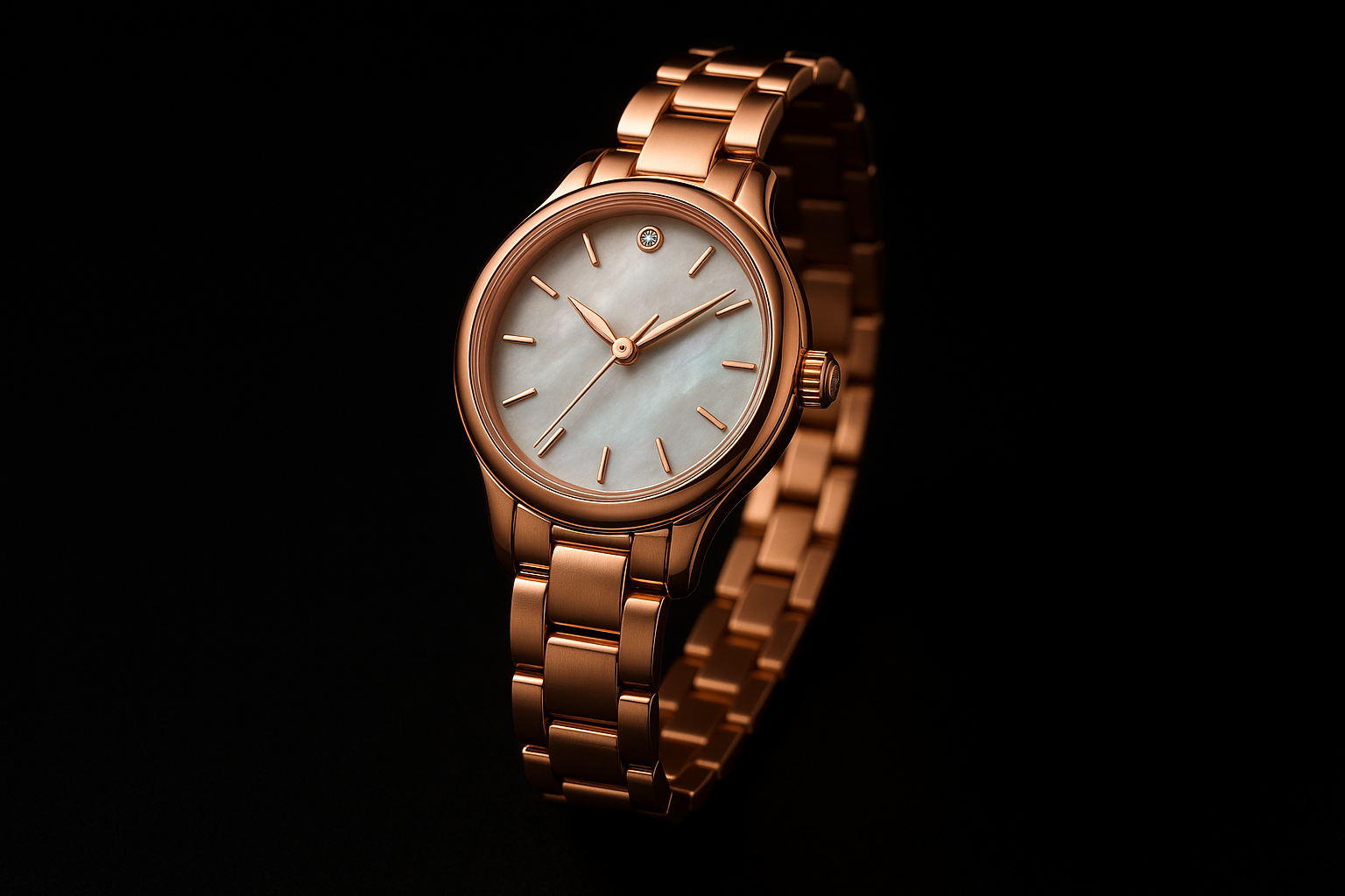 Dark Background Women Watch