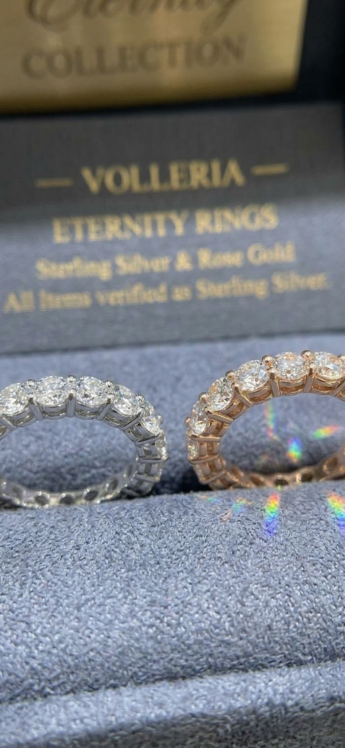 Volleria Eternity Silver Ring Volleria