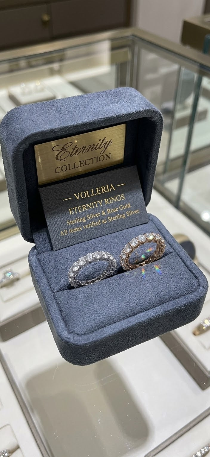 Volleria Eternity Silver Ring Volleria