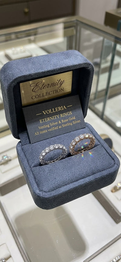 Volleria Eternity Silver Ring