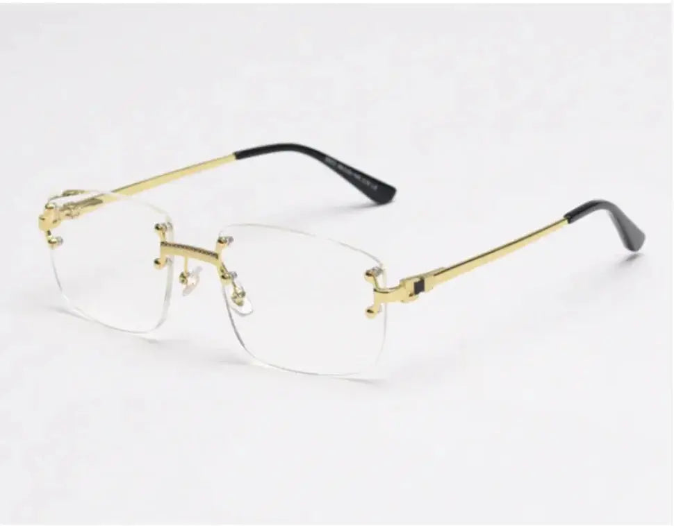 Volleria Flex-Hinge Rimless Sunglasses Volleria