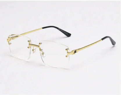 Volleria Flex-Hinge Rimless Sunglasses Volleria