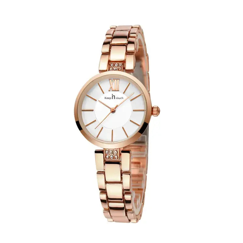 Volleria  Diamond Quartz Bracelet Watch Volleria