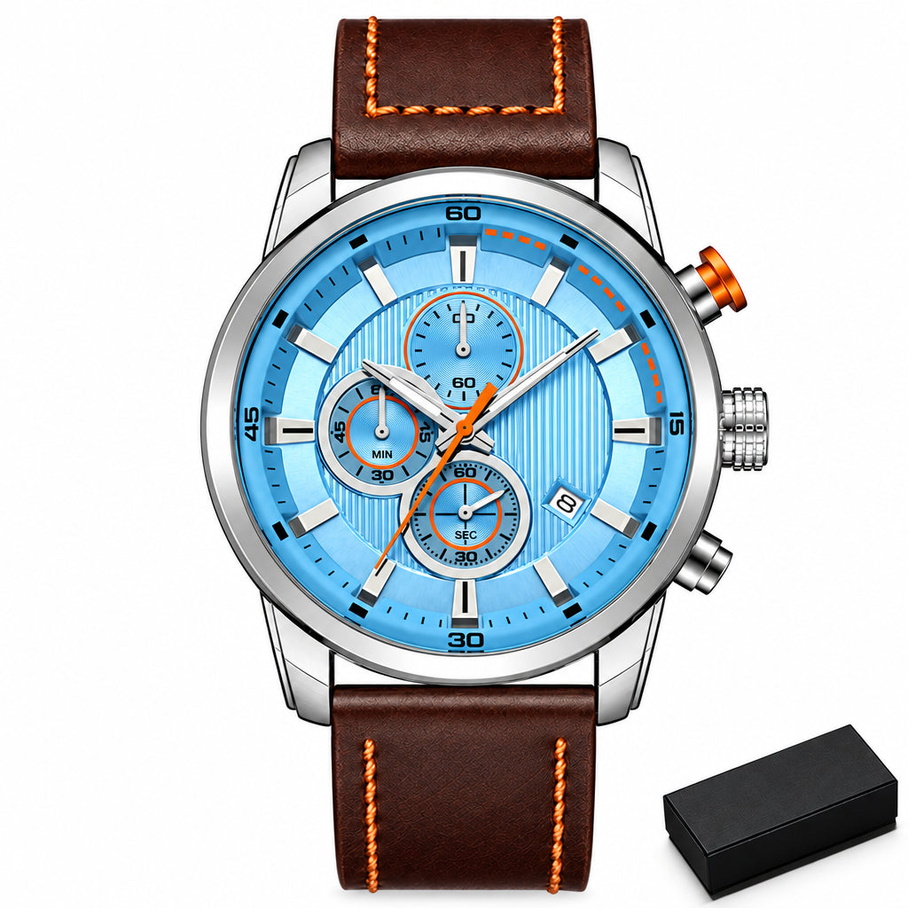 CURREN Brand Watch Men Leather Sports Watches Men&