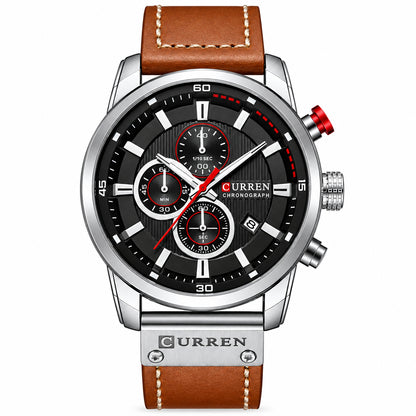 CURREN Brand Watch Men Leather Sports Watches Men&