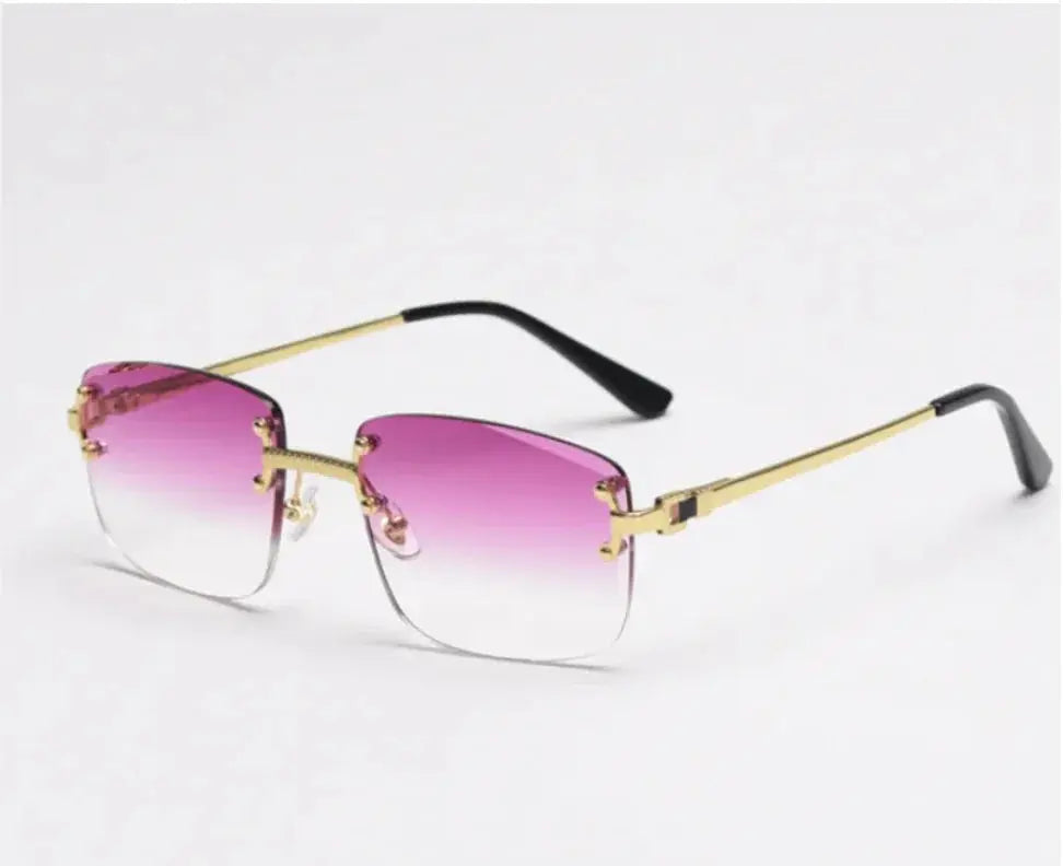 Volleria Flex-Hinge Rimless Sunglasses Volleria