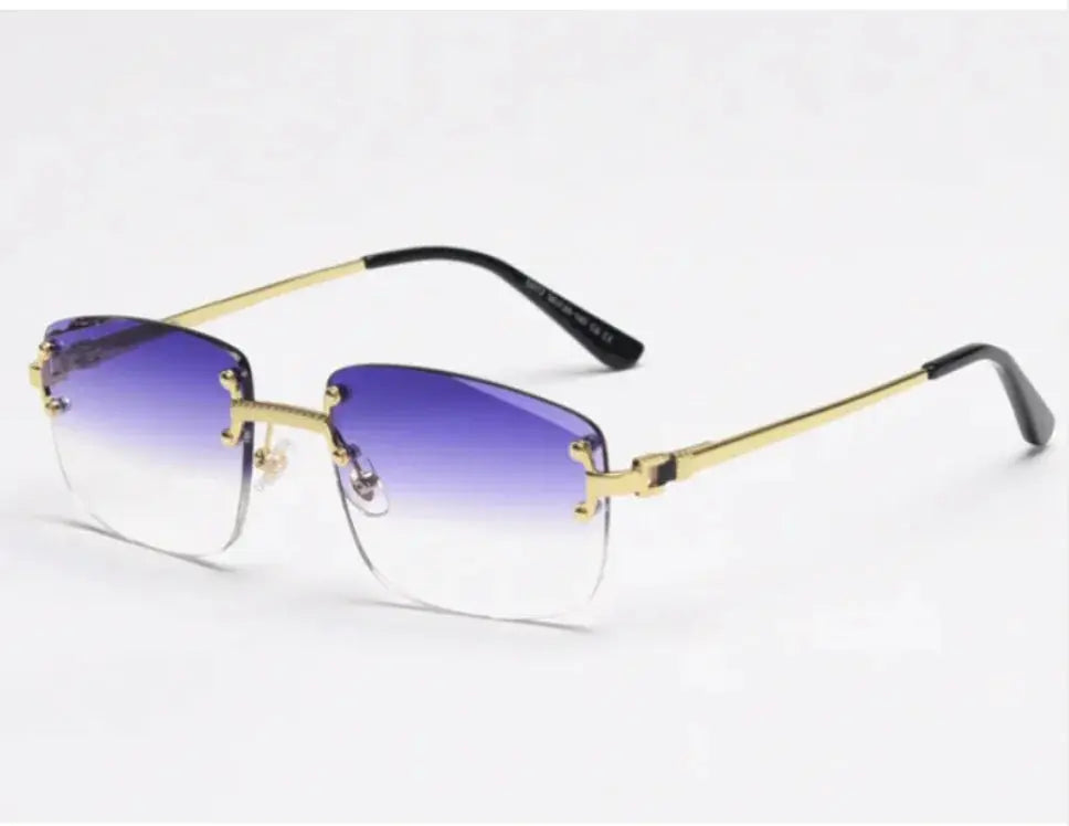 Volleria Flex-Hinge Rimless Sunglasses Volleria