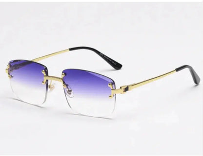 Volleria Flex-Hinge Rimless Sunglasses Volleria