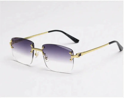 Volleria Flex-Hinge Rimless Sunglasses Volleria