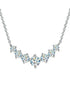 1.7ct Moissanite Necklace for Woman 925 Sterling Sliver Diamond Pendant Plated Platinum Engagement Wedding Jewely New Volleria