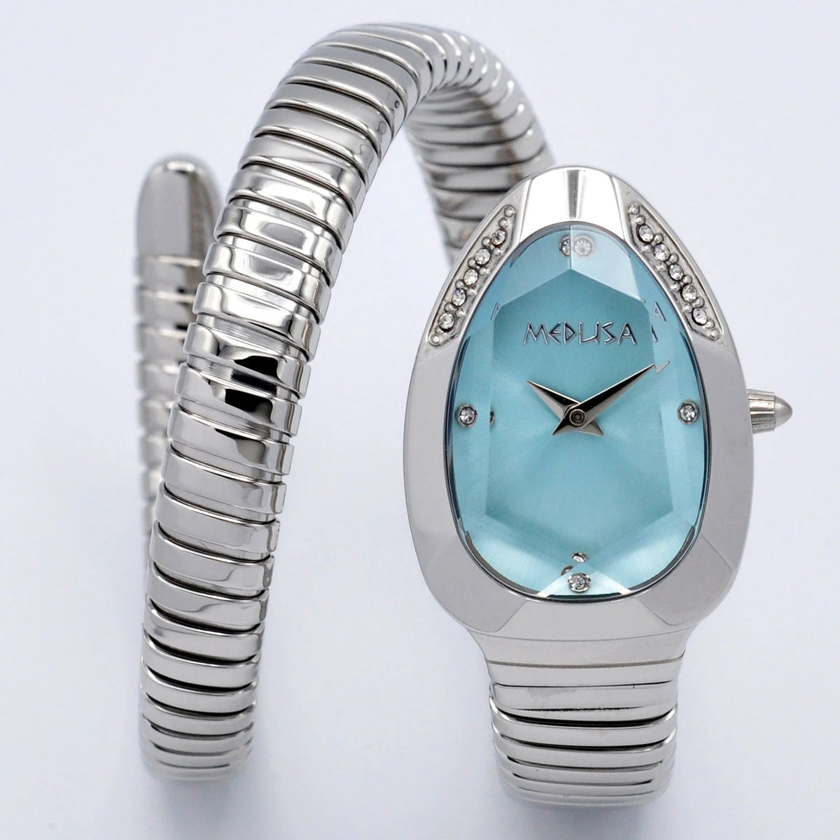 2026 High Quality Gold Diamond Set Snake Shaped Dress Watch Bangle Style Fashionable Unique Brand Same Style Women&