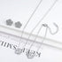 Simple 316L Stainless Steel Flower Five Leaf Necklace Bracelet Earrings 18K Gold Plated Jewelry Set For Women Girl Gift Clover Volleria