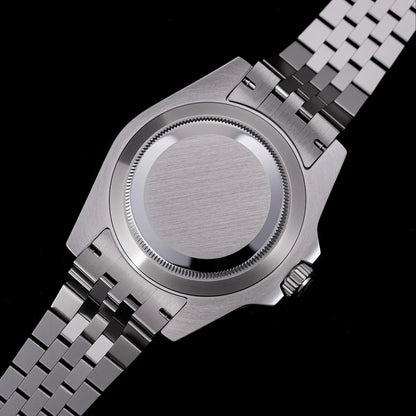 Sugess GMT Diving Watch of Men Automatic Mechanical Waterproof Wristwatches Peacock SL3032 Movement Ceramic Bezel Jubille Band Volleria