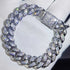 Luxury Jewelry Bling CZ Cuban Link Bracelet Two Row Zircon Copper Miami Cuban Bracelet Iced Out Hip Hop Men Women Volleria