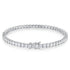 100% S925 Sterling Silver 2-6mm Real Moissanite Tennis Bracelet for Women Wedding Jewelry Christmas Exquisite Gift Volleria