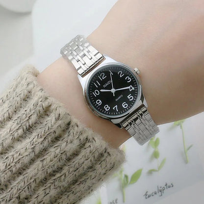 Luxury Brand Women Watch Fashion Number Stainless Steel Quartz Wristwatch Simple Elegant Ladies Clock Reloj Mujer Dropshipping Volleria