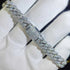 Luxury Jewelry Bling CZ Cuban Link Bracelet Two Row Zircon Copper Miami Cuban Bracelet Iced Out Hip Hop Men Women Volleria