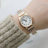 Luxury Brand Women Watch Fashion Number Stainless Steel Quartz Wristwatch Simple Elegant Ladies Clock Reloj Mujer Dropshipping Volleria