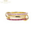 2026 New Spinelli Stacking Engagement Rings For Women Iced Out Micro Paved 5A CZ Mix Color Multi Pieces Stack Finger Jewelry Volleria