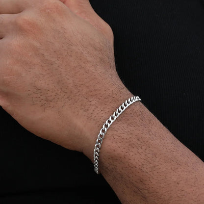 Gold Color Stainless Steel Cuban Chain Men&