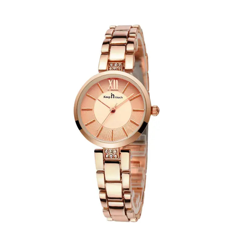 Volleria  Diamond Quartz Bracelet Watch Volleria