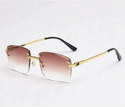Volleria Flex-Hinge Rimless Sunglasses Volleria