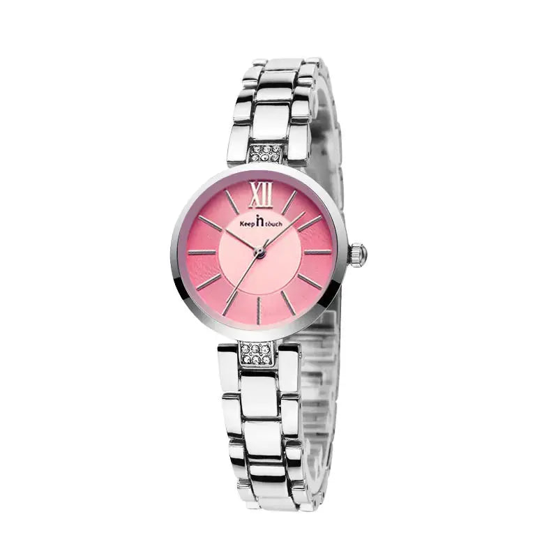 Volleria  Diamond Quartz Bracelet Watch Volleria