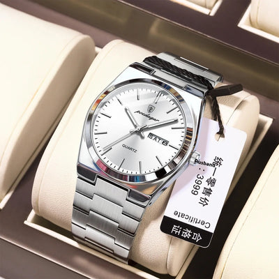 Sleek Men's Slimline Quartz Watch
