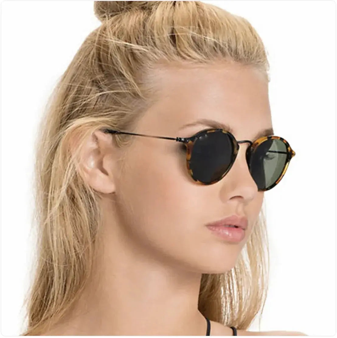 Volleria Classic Round Metal Sunglasses Volleria